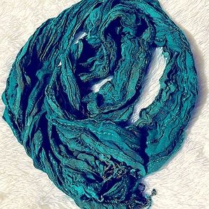 New- Blue Scarf